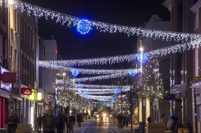 Preston City Centre Christmas Lights switch on Concert Winckley Square